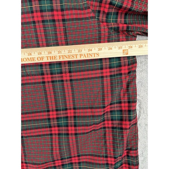 Daniel Cremieux Men's Size 3XT Classics Red Plaid Button Down Long Sleeve Shirt - Picture 4 of 7